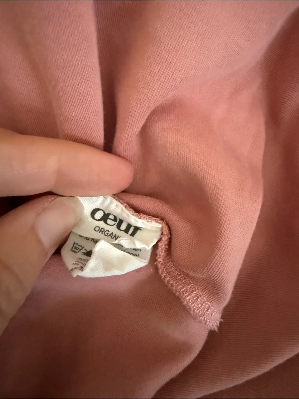 Oeuf dusty pink crib sheets (2)